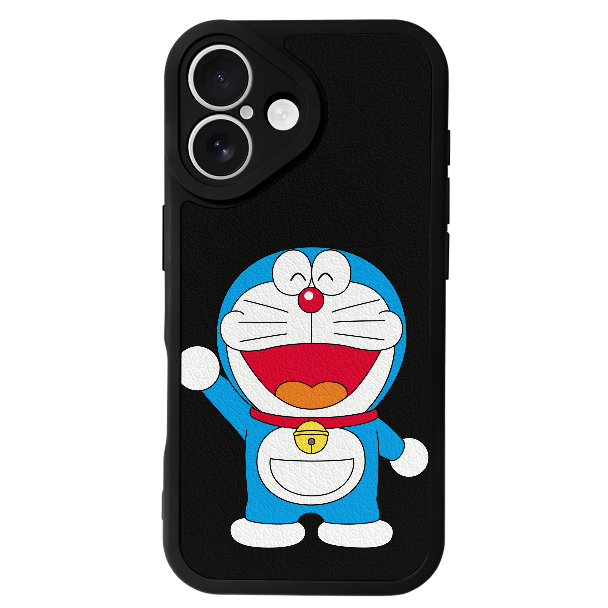 （画像用） ドラえもん Doraemon 【iPhone 16シリーズ対応】シリコンスマホケース（レザー調） 材質：シリコン